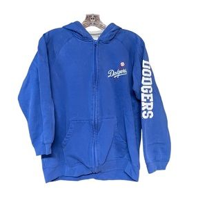 MLB Dodgers casual hoody with zipper closure, see measurements